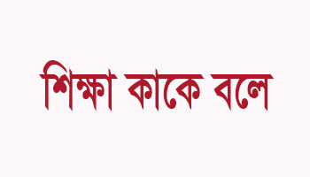 শিক্ষা বলতে কী বোঝায়