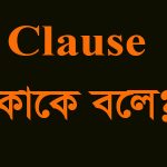 clause-কাকে বলে ও কত প্রকার