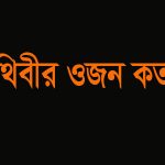 পৃথিবীর ওজন