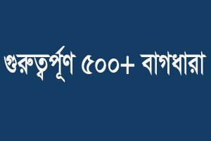 Read more about the article বাগধারা ৫০০+