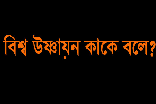 বিশ্ব উষ্ণায় কি