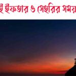 সেহরির শেষ সময় দুবাই